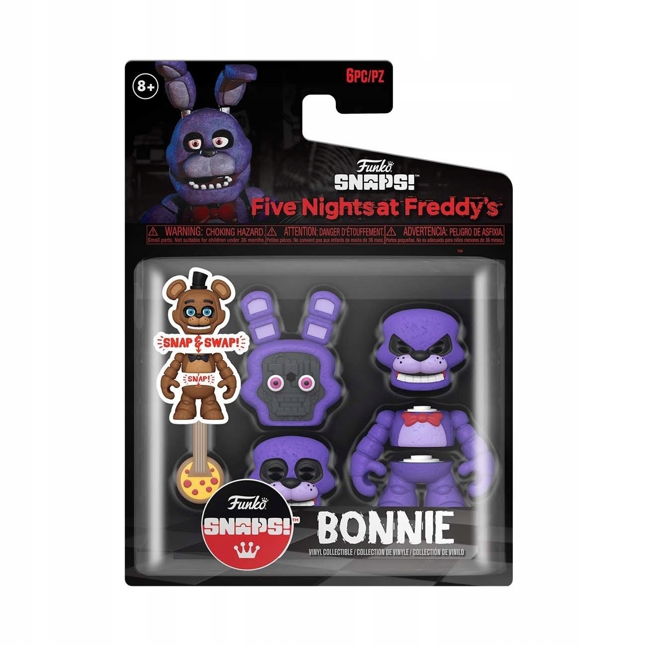 Figurina Five Nights at Freddy's - Bonnie (Flocked), 12cm, detalii