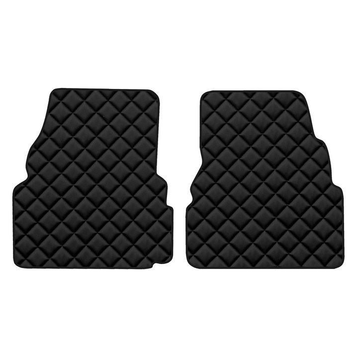 Covorașe podea spate F-CORE ECO-PIELE Q, Negru, Sedan