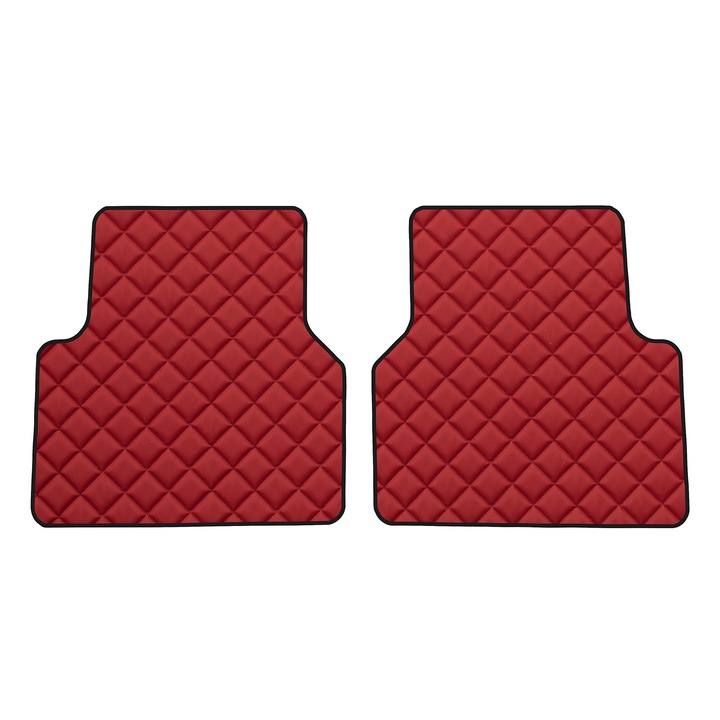 Auto Covorase podea - spate, F-CORE, pentru AUDI Q3 (8U) 01.11-12.18, Crossover SUV, Rosu