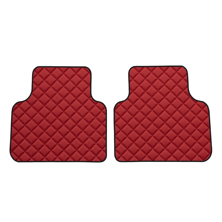 Auto Covorase podea - spate, F-CORE, pentru AUDI Q8 06.18-, Coupe, Crossover SUV, Rosu