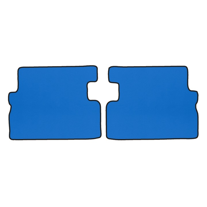 Covorașe auto din piele ecologică, F-CORE, pentru Ford Focus I, spate, albastru, set complet