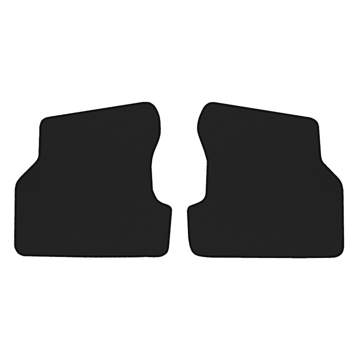 Covorașe auto F-CORE, din piele ecologică, spate, negru, pentru Ford Focus II, 11.04-03.11, set complet