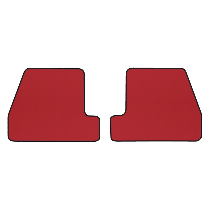 Covorașe podea pentru spate F-CORE ECO-PIELE S, roșu, set, 900m, 8mm