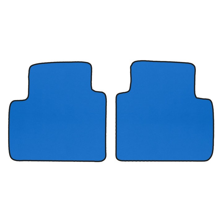 Covorașe de podea spate F-CORE ECO-PIELE S, Albastru, compatibil Ford Maverick, set