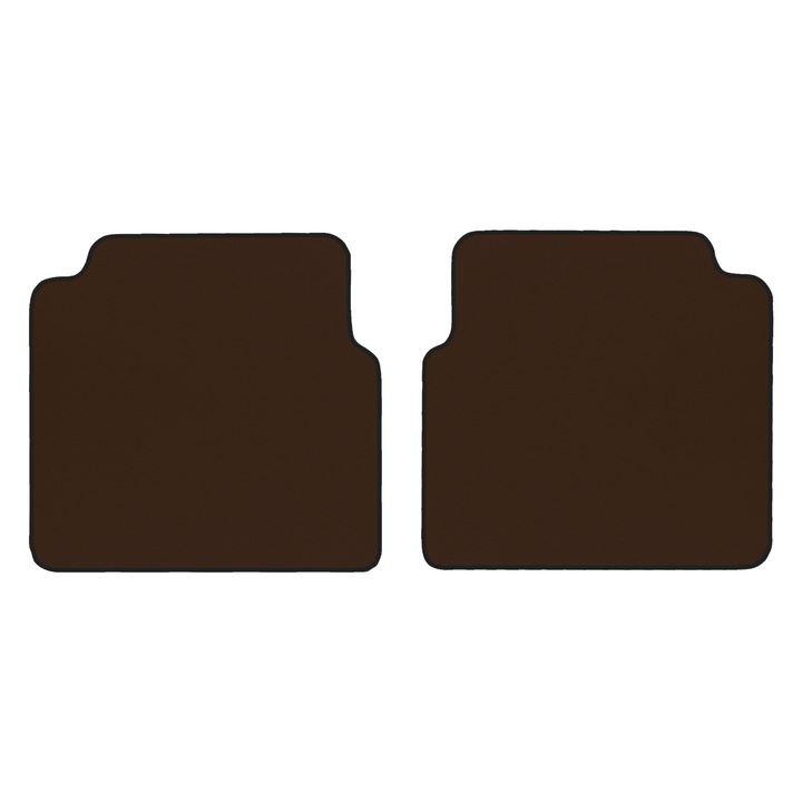 Covorase podea spate F-CORE ECO-PIELE S, maro, pentru Honda Accord Coupe 09.93-02.98
