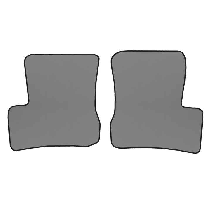 Covorașe podea spate F-CORE, gri, piele ecologică, set, pentru Nissan Micra III (K12) 02.03-04.10, sedan, hatchback