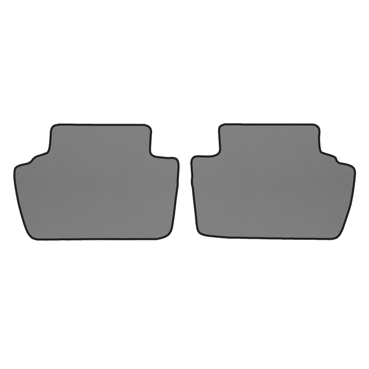 Covorașe podea spate, F-CORE, ECO-PIELE S, Gri, 900m x 8mm, pentru Peugeot 308 I (09.2007-12.2013)