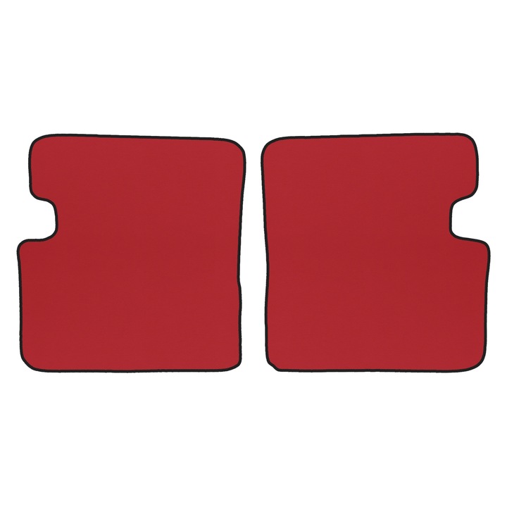 Covorașe podea spate F-CORE ECO-PIELE S, roșu, pentru Toyota Corolla IX, Sedan, Kombi