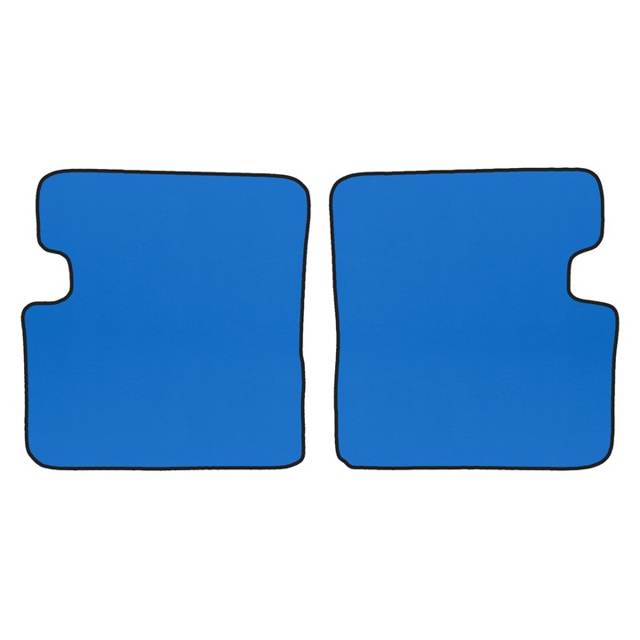 Covorașe podea - spate, F-CORE, albastre, pentru Toyota Corolla IX, tip piele ecologică, set complet