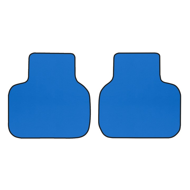 Covorase podea spate, F-CORE, ECO-PIELE S, Albastru, pentru FIAT FREEMONT 08.11-12.16, Crossover SUV, set complet
