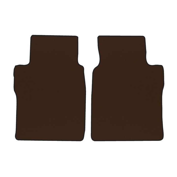 Covorașe podea spate F-CORE ECO-PIELE S, maro, pentru Honda Civic VIII, hatchback, rezistent la uzură, ușor de întreținut