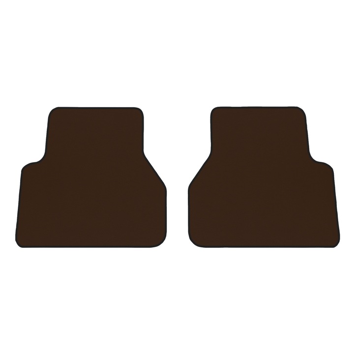Auto Covorase podea - spate, F-CORE, pentru AUDI A4 (B9) 06.15-, Sedan, Kombi, Maro