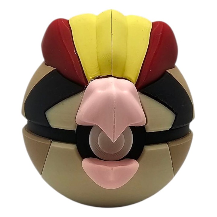 Figurina Pidgeot Ball, MoranQ, 7 cm, multicolor, pentru colectie