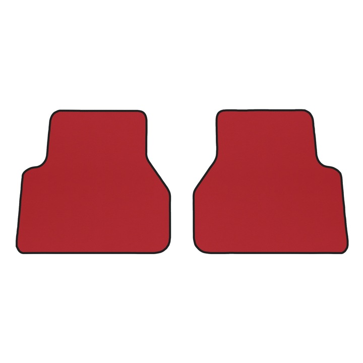 Auto Covorase podea - spate, F-CORE, pentru AUDI A4 (B9) 06.15-, Sedan, Kombi, Rosu