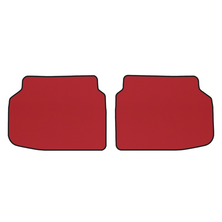 Covorașe podea spate F-CORE, Eco-Piele, roșu, sedan