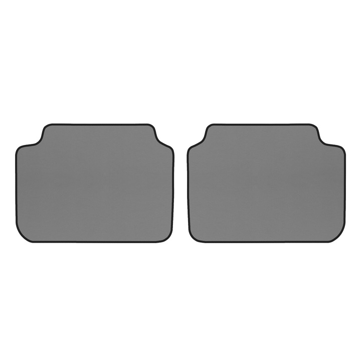Covorașe podea spate F-CORE ECO-PIELE S, gri, pentru BMW 8 (G16) Sedan, Coupe