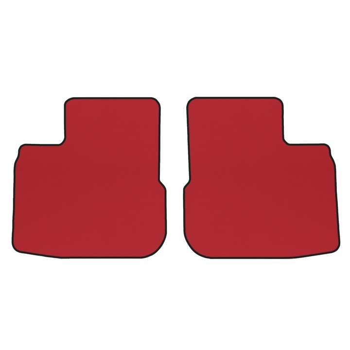 Covorase podea spate F-CORE ECO-PIELE S, rosii, pentru FIAT TIPO Kombi/Hatchback