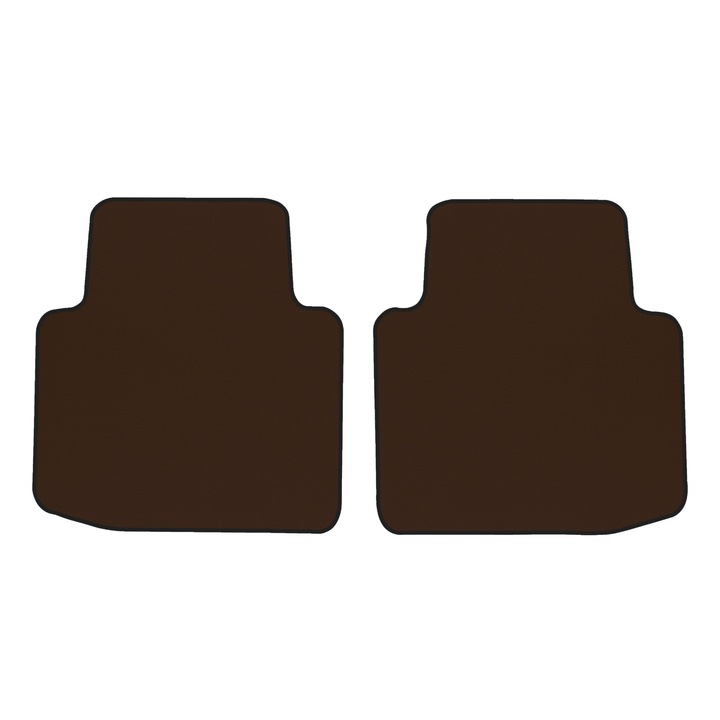 Auto Covorase podea - spate, F-CORE, pentru SKODA SUPERB III 01.16-, Sedan, Maro