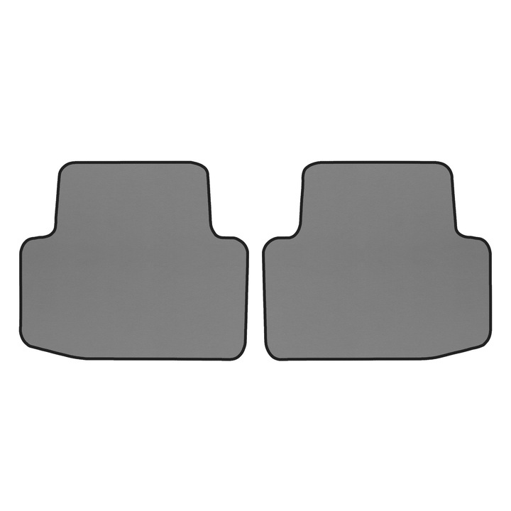 Covorașe podea spate, F-CORE, ECO-PIELE S, gri, 900m, set