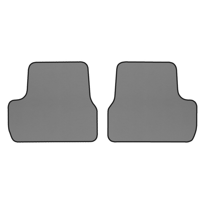 Auto Covorase podea - spate, F-CORE, pentru CITROEN DS3 04.10-12.16, Hatchback, Gri