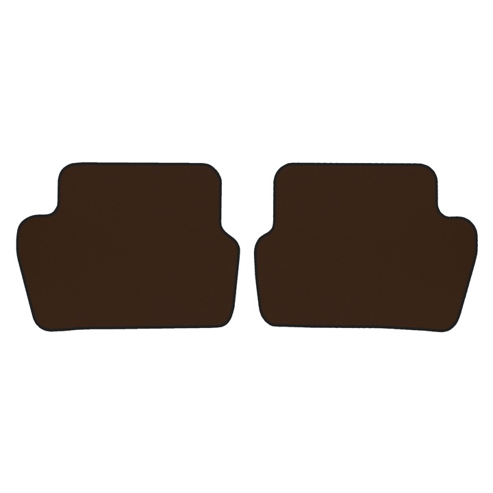 Auto Covorase podea - spate, F-CORE, pentru CITROEN DS4 04.11-12.15, Hatchback, Maro