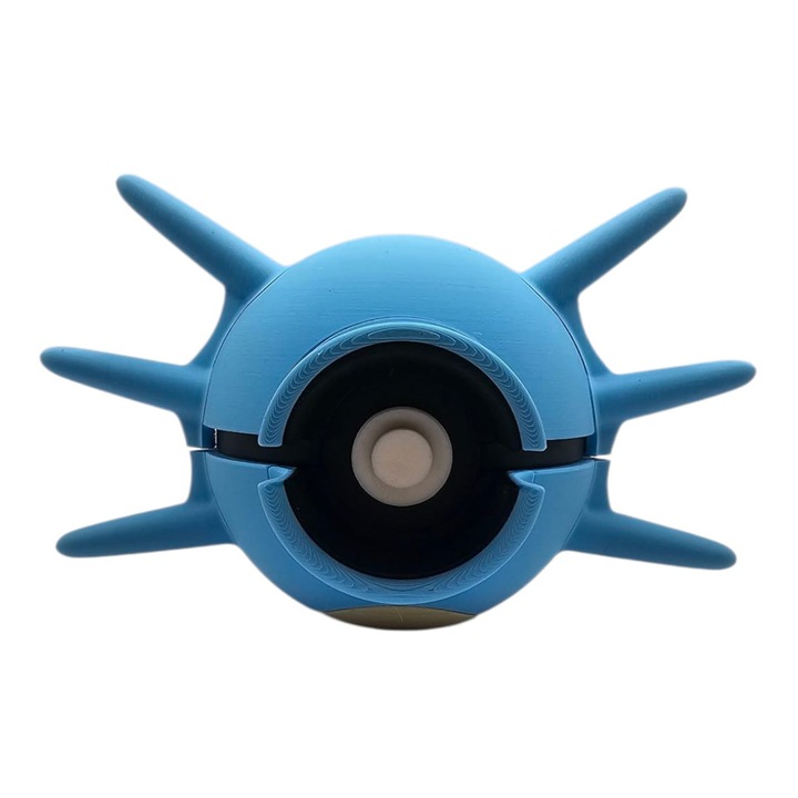 Колекционерска фигурка Horsea Ball, MoranQ, 7 см, дизайн, вдъхновен от Pokemon, син цвят