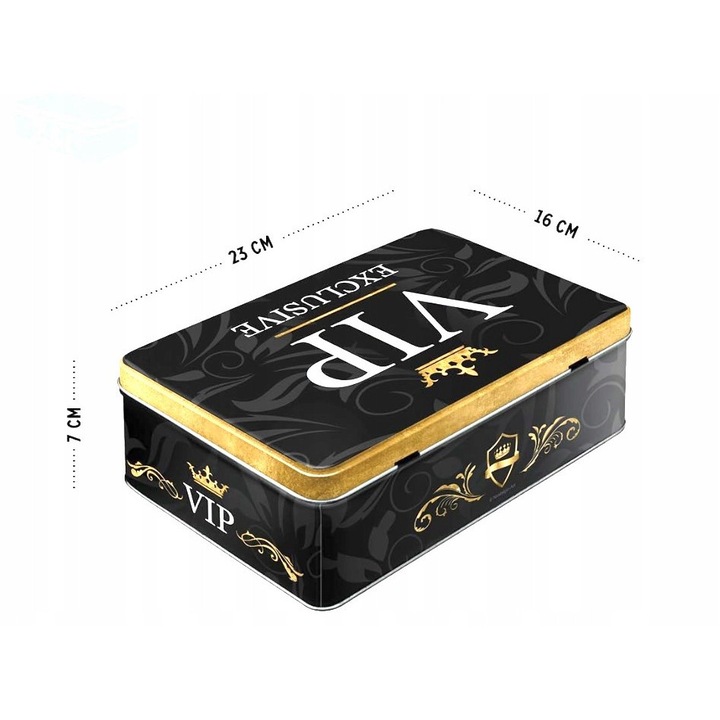 Cutie alimentara Nostalgic Art, retro, 2,5 l, metalica, design vintage, 23x16x7cm