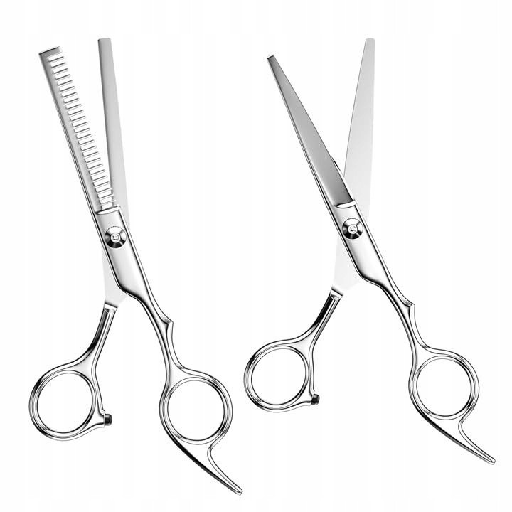 Set foarfece de tuns, 2 bucati, inox 6 inch, ergonomic