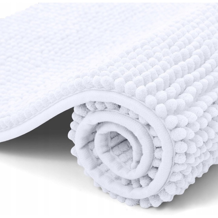 Covoras baie antiderapant 40x60cm alb
