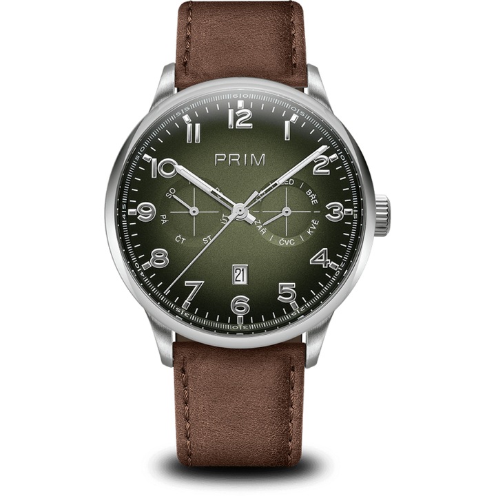 PRIM Manager CZ 25 W01P.13249.D férfi karóra, fekete szín, automata szerkezet