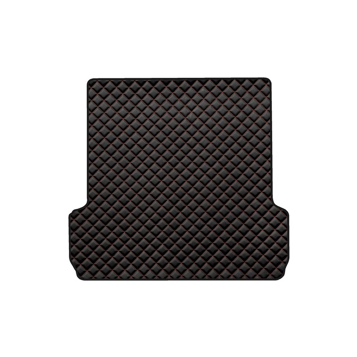 Covorăsi auto portbagaj F-CORE ECO-PIELE Q, Negru/Rosu, 900m, antiderapant, pentru RENAULT KANGOO I 08.97-01.08