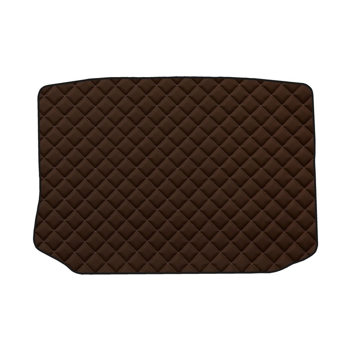 Covoraș portbagaj F-CORE ECO-PIELE Q, maro, 10mm, antiderapant, pentru SKODA FABIA I 08.99-04.07