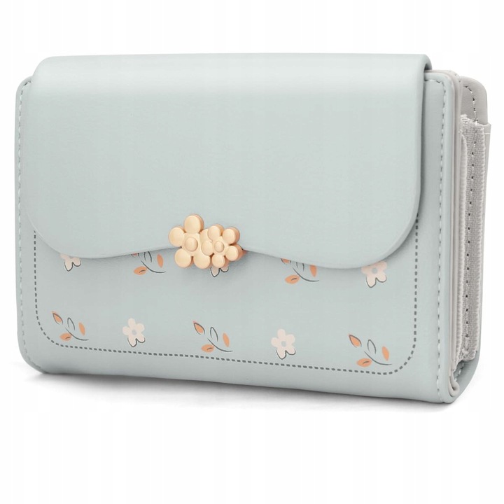 Портфейл за жени Maly, син, 9 отделения, 13.5x9.5x3cm