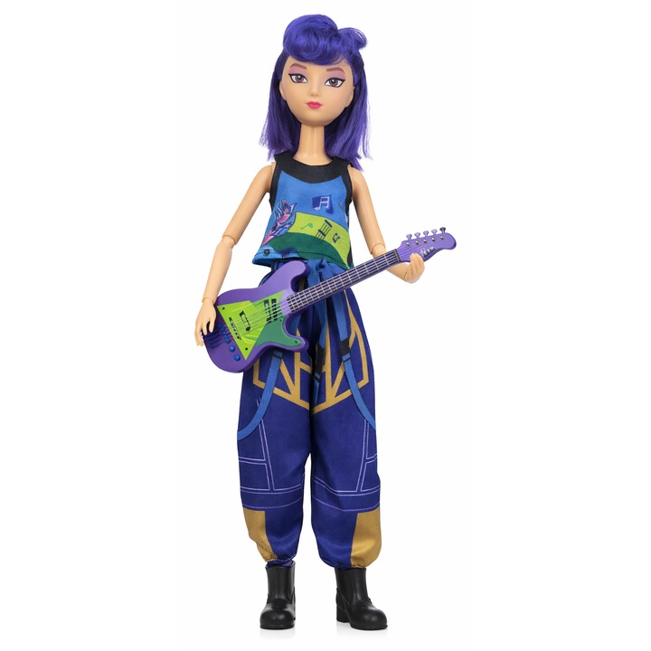 KPOP Démonvadász baba 30 cm-es, többszínű gitárral, +3 év