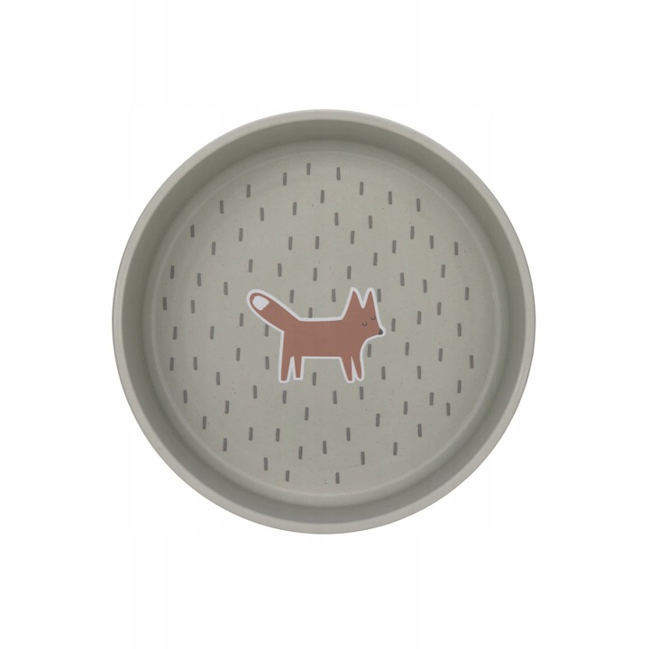 Bol pentru copii Lassig, Maly Lesny Lis, 350ml, antiderapanta, fara BPA, lavabila in masina de spalat vase si utilizabila in microunde