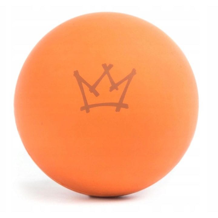 Minge pentru caini, 6,5 cm, din cauciuc natural, portocalie