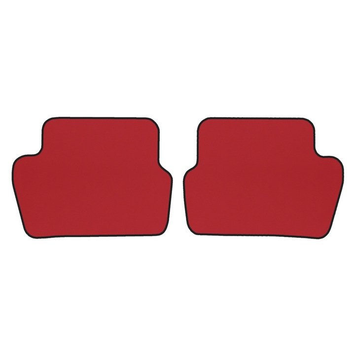 Auto Covorase podea - spate, F-CORE, pentru CITROEN DS4 04.11-12.15, Hatchback, Rosu