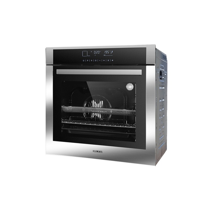 KB ELEMENTS beépíthető sütő, 73L, 3000W, 15 funkció, Air Fryer, Extra Steam, konvekciós ventiláció, érintésvezérlés, A+ osztály, inox, hármas üvegajtó