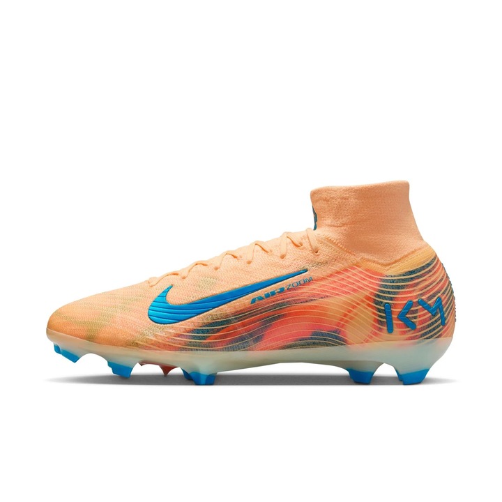 Ghete de fotbal Nike Mercurial Zoom Superfly 10 Elite Kylian Mbappé FG, Negru
