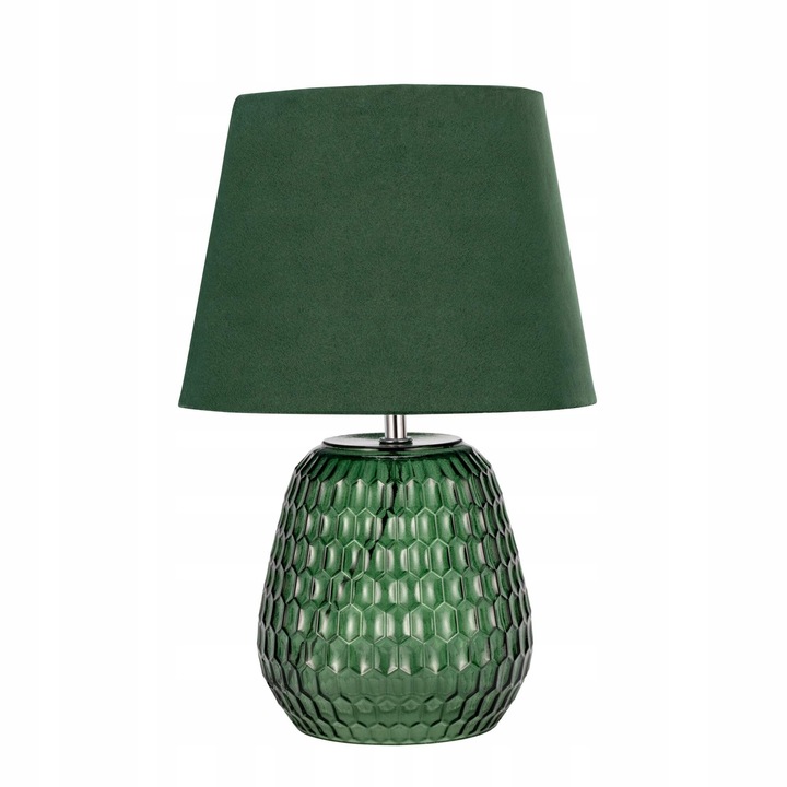 Lampa de masa Pauleen, cristal, verde, 40W, E14