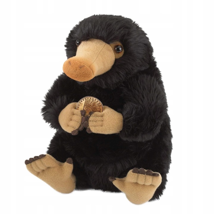 Jucarie de plus Niffler, The Noble Collection, 23x15x10cm, colorat, unisex