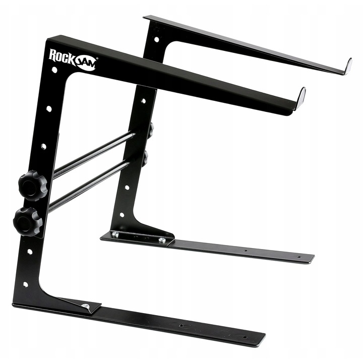 Stativ laptop RockJam, negru, 29,21x21,59x5,08cm, capacitate 3,63kg, 7 inaltimi ajustabile