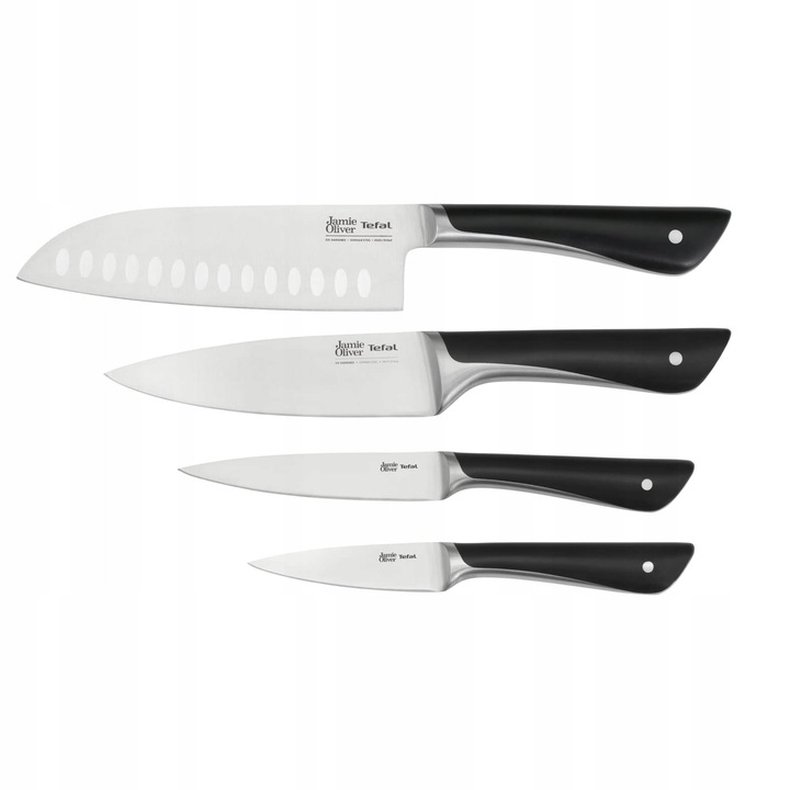 Set de 3 cutite Tefal Grand Gourmet, inox, 33,5x20cm, 26,5x14cm, 19x9cm
