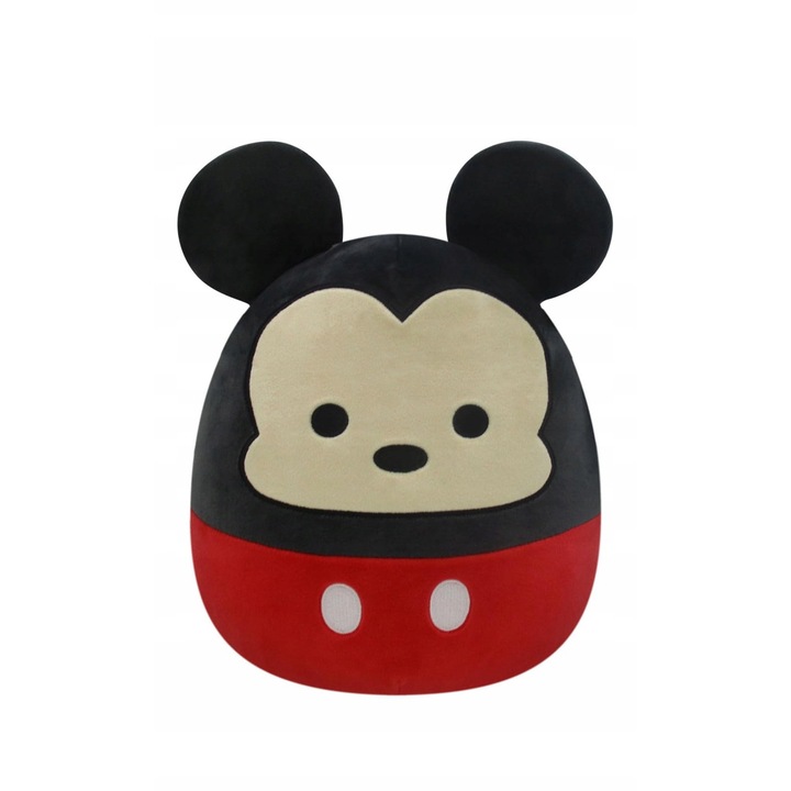 Jucarie de plus Squishmallows Myszka Miki 35 cm, ultra-pufoasa, set de colectie