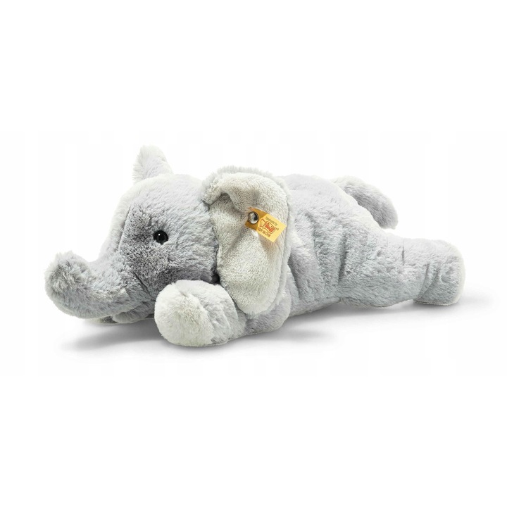 Плюшена играчка Steiff Слон Елна 28 см, мека, перяща се, светлосива