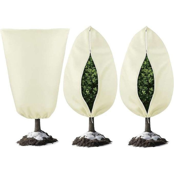 Növénytakaró, CE, 80x100cm, 3 darabos készlet, bézs