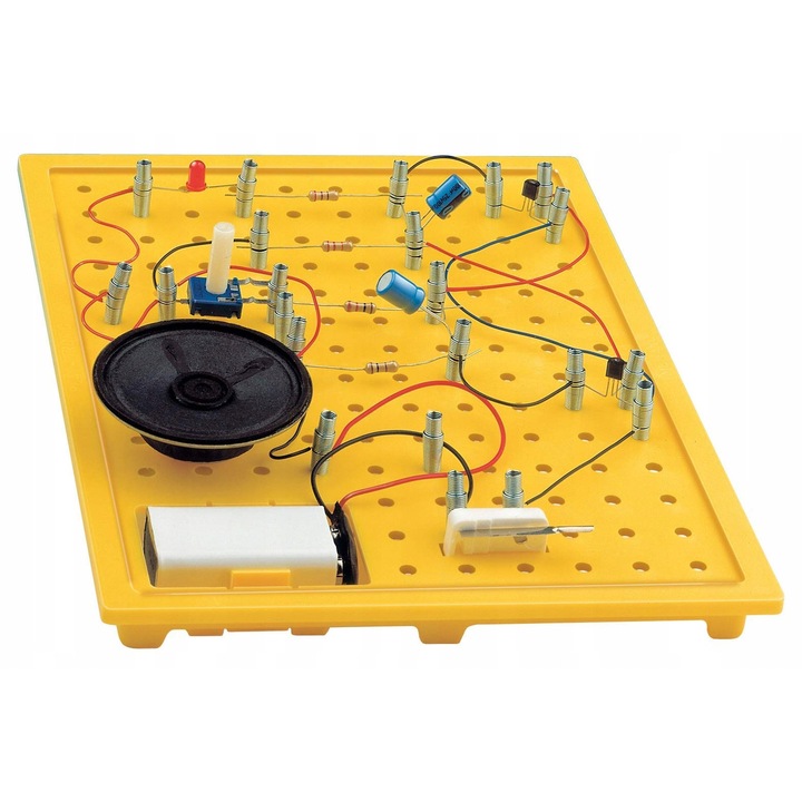 Set experimental Mehano Electro Pioneer Advanced, 270 experimente, multicolor, 80 piese, de la 9 ani