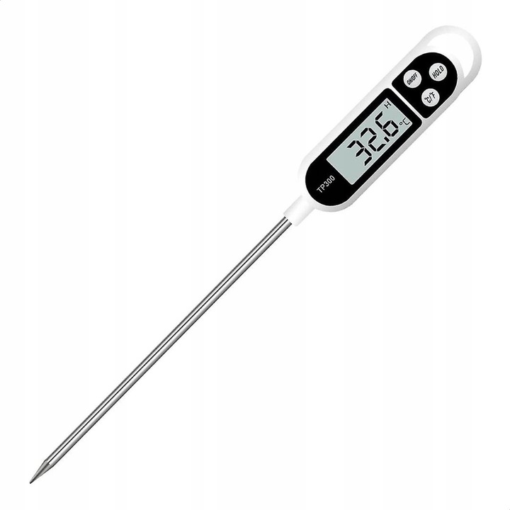Termometru digital pentru gratar, 15 cm, -50 la +300°C, pentru carne si lichide
