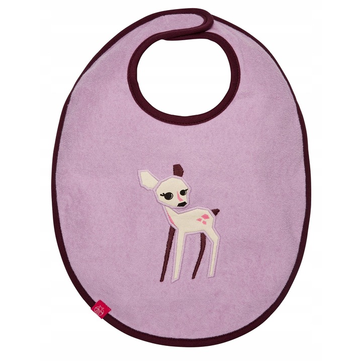 Baveta pentru bebelusi Lassig, Medium, material waterproof, cu inchidere pe velcro