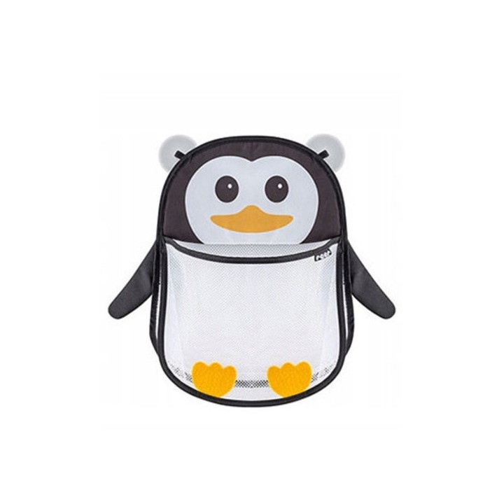 Játékháló, Reer MyHappyPingu játékháló tapadókorongokkal, 100% poliészter, 26x29x10cm, többszínű